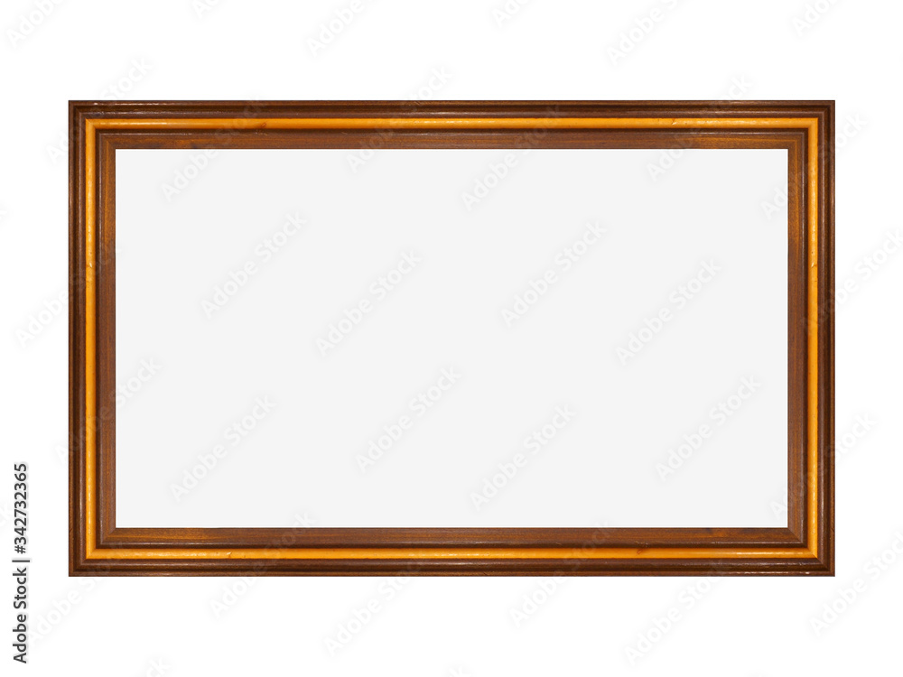 Wooden frame, widescreen 16:9 format Wooden frame, widescreen 16:9 format