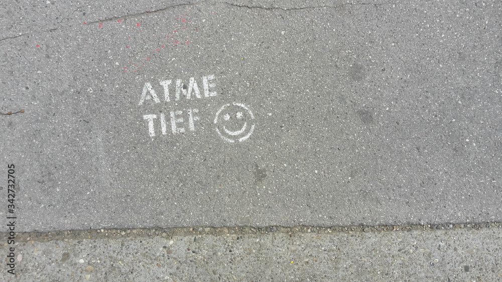 Fototapeta premium Atme tief