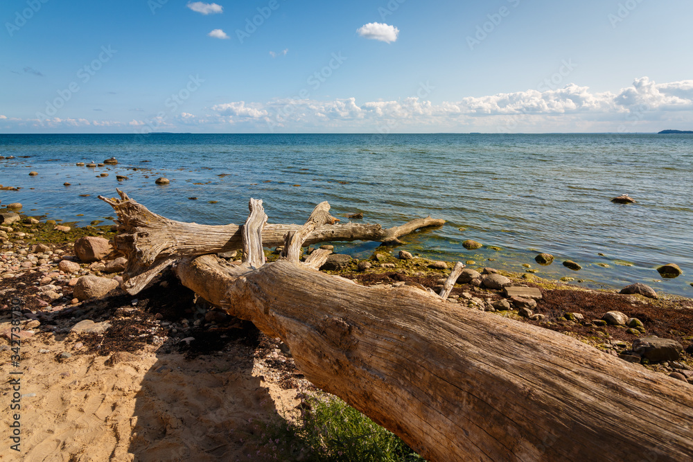 Der Südstrand, Naturstrand in Ostseebad Göhren auf der Insel Rügen Der Südstrand, Naturstrand in Ostseebad Göhren auf der Insel Rügen
