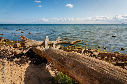 Der Südstrand, Naturstrand in Ostseebad Göhren auf der Insel Rügen