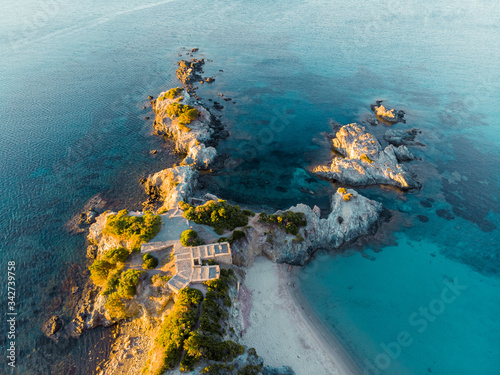 laconella beach in elba island photo