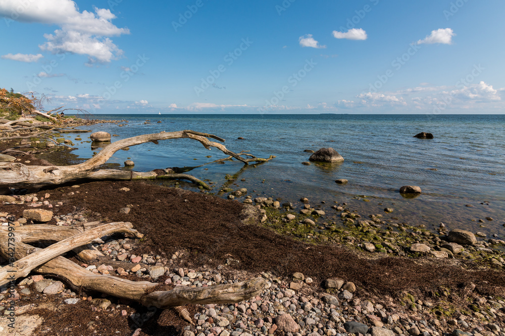 Der Südstrand, Naturstrand in Ostseebad Göhren auf der Insel Rügen Der Südstrand, Naturstrand in Ostseebad Göhren auf der Insel Rügen