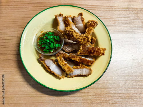 Fried Pork Belly with Fish Sauce