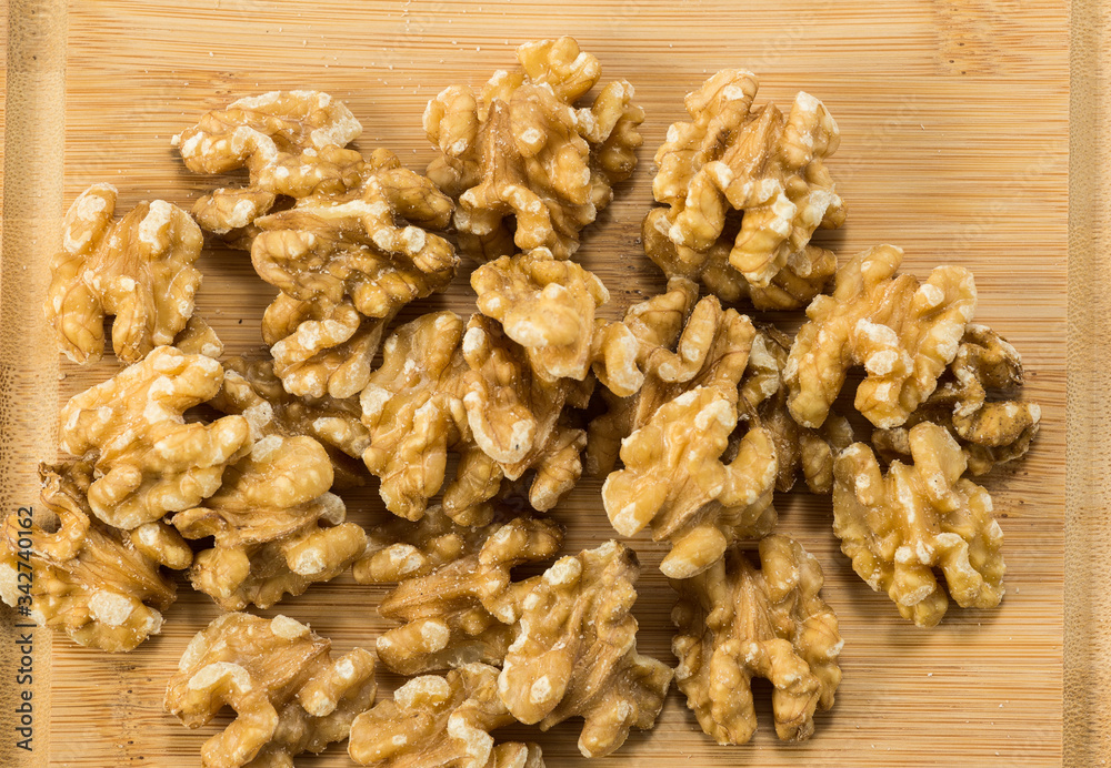Walnuts isolated on white background Walnuts isolated on white background