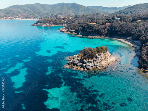 paolina beach in elba island