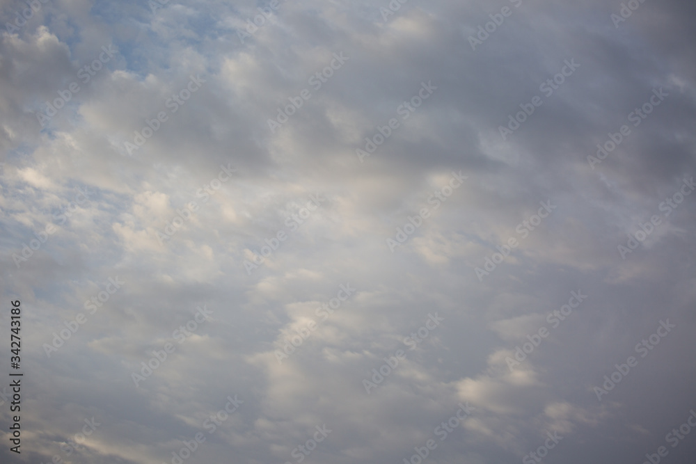 Obraz premium sky with clouds and sun.