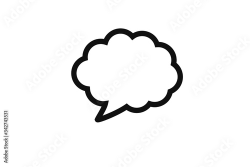 吹き出しのイラスト素材