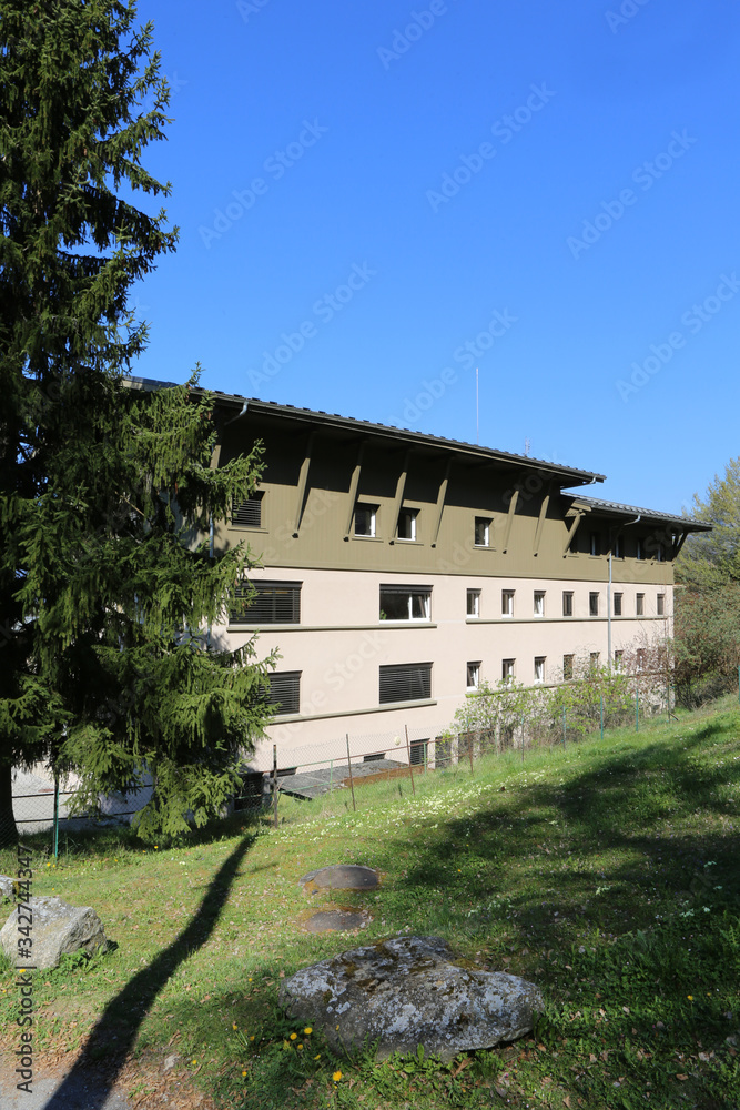 EHPAD. Résidence Le Val Montjoie. Maison de retraite. Alpes françaises. Saint-Gervais-les-Bains. Haute-Savoie. France.