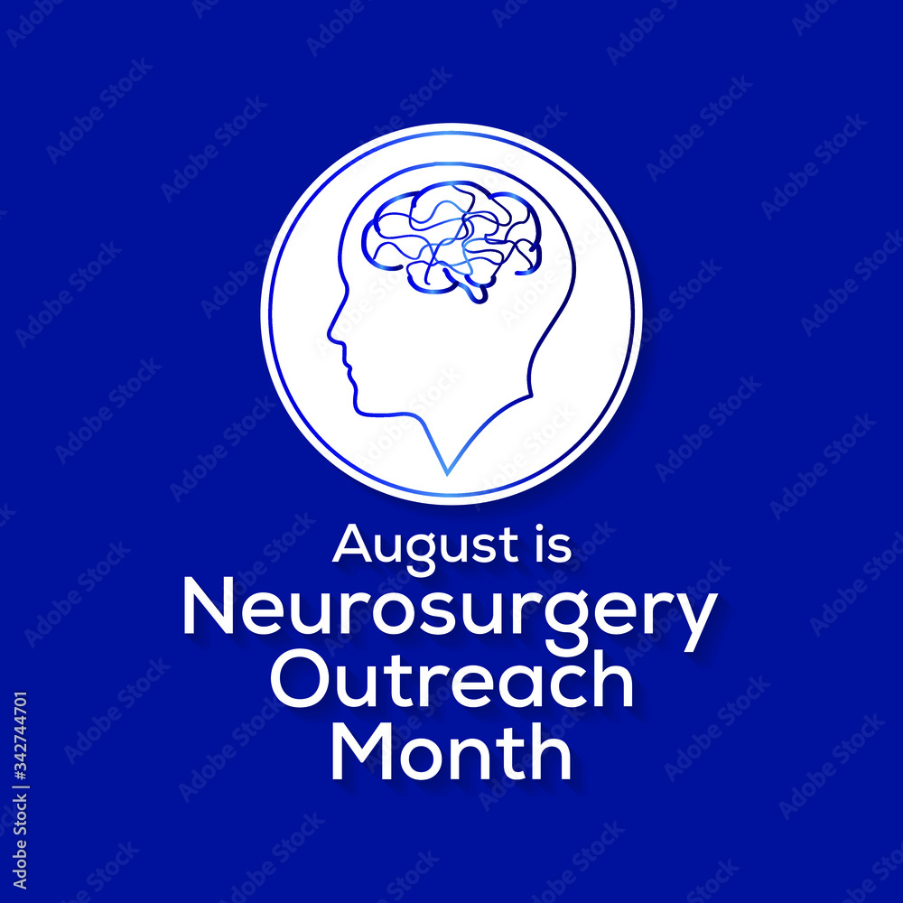 Vector illustration on the theme of Neurosurgery Outreach month observed each year during August. Vector illustration on the theme of Neurosurgery Outreach month observed each year during August.
