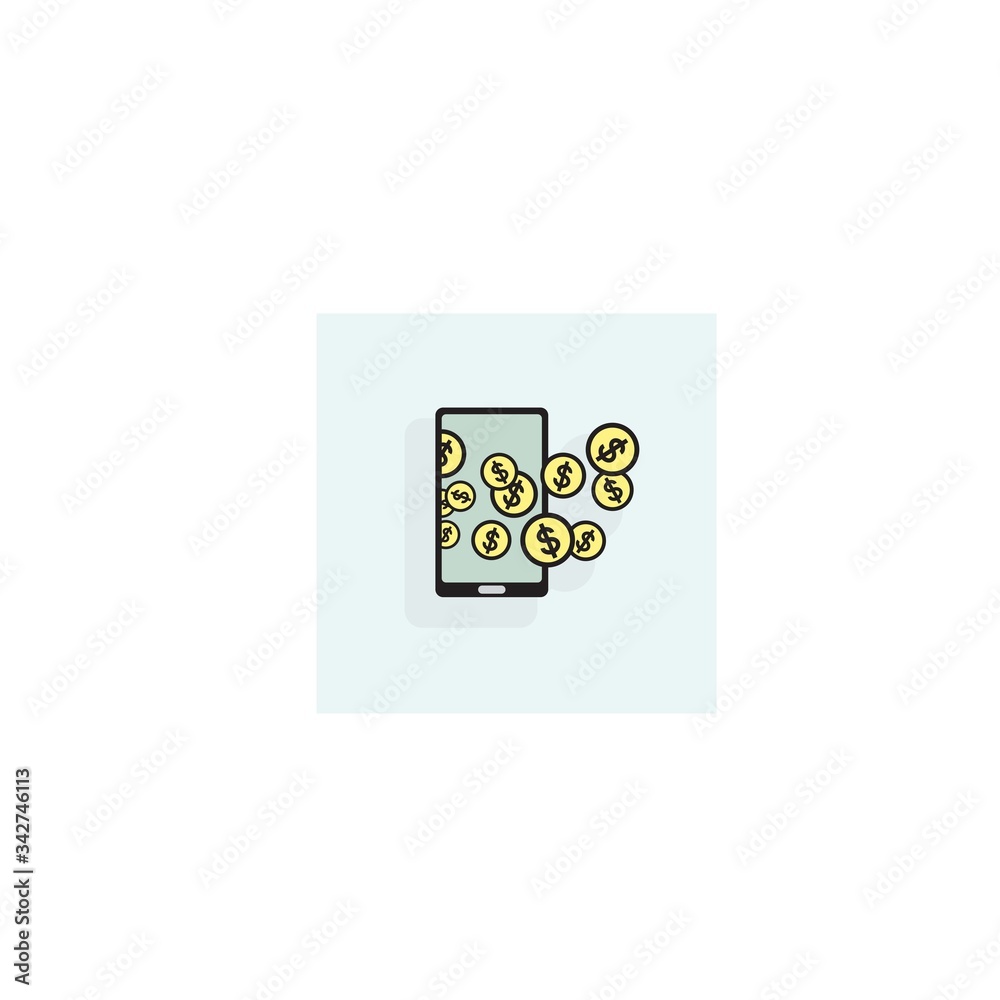 Vector illustration of online money transfer by smartphone. Online payment concept. Confirmation of financial transaction via SMS. Vector illustration in a flat style.
Vector illustration of online money transfer by smartphone. Online payment concept. Confirmation of financial transaction via SMS. Vector illustration in a flat style.