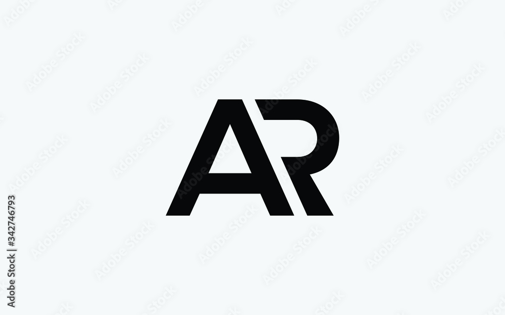 AR or RA and A, R Uppercase Letter Initial Logo Design, Vector Template AR or RA and A, R Uppercase Letter Initial Logo Design, Vector Template