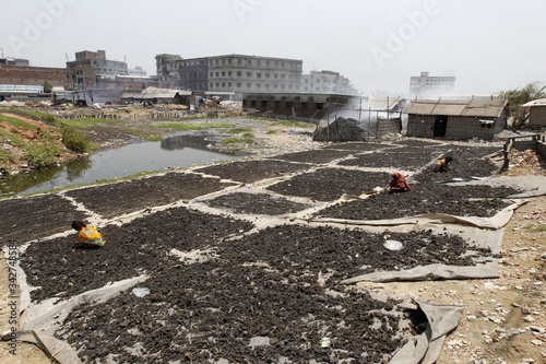Foto Hazaribagh tannery industry in the capital largely contributes to the pollution of the environment