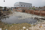Hazaribagh tannery industry in the capital largely contributes to the pollution of the environment. As many as 240 tanneries run on 25 hectares of Land, discharging about 6000 cubic meters of effluent