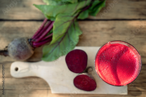 Fototapeta Naklejka Na Ścianę i Meble -  beetroot and juice, vegetable food