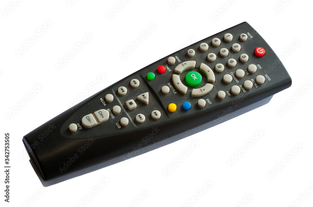remote control isolated on white remote control isolated on white