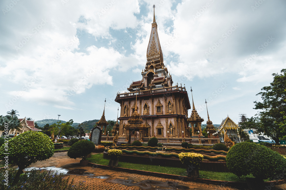 Wat Chalong Pagoda - Phuket Thailand March 2020