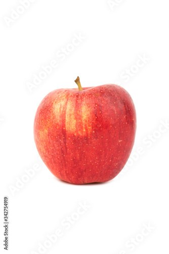 Red apple Gala isolated on the white background