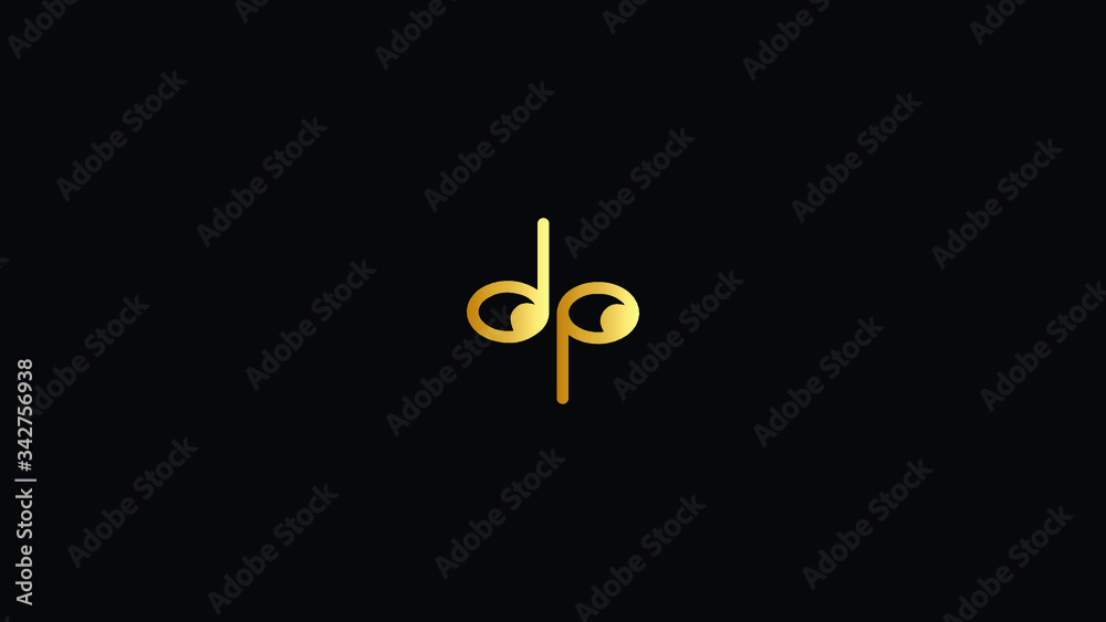 DP Letter logo design template vector Sign Symbol Monogram DP Letter logo design template vector Sign Symbol Monogram