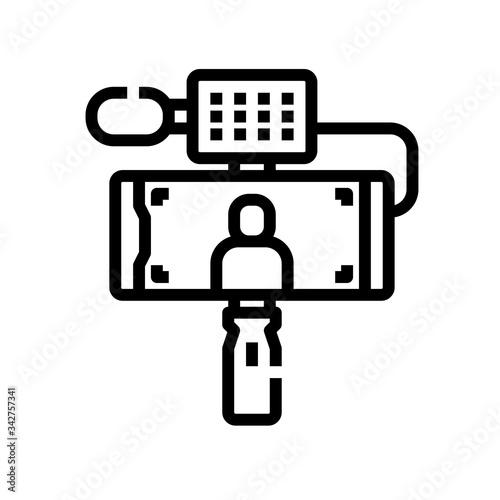 Vlog  smartphone  recorder  video camera  vlogger  electronics icon