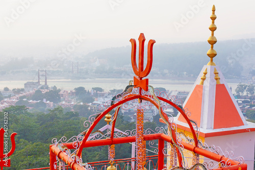 Bhootnath temple of Shiva, Rishikesh, India photo