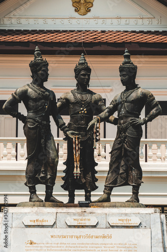 Three Kings Monument - Chiang Mai March 2020