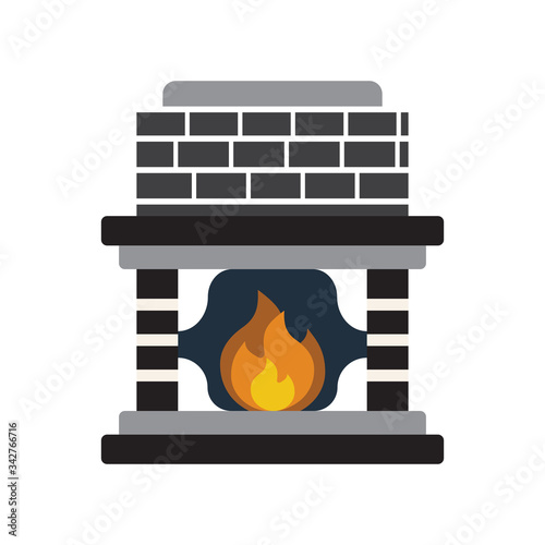 Hearth, Fireplace icon