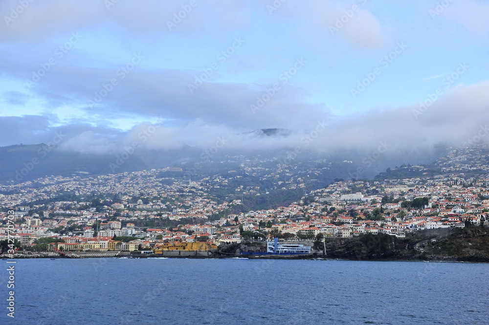 Madeira. Volcanic Island in the Atlantic Ocean. Thousands of tourists come to Madeira every year to see the beauty of this island.