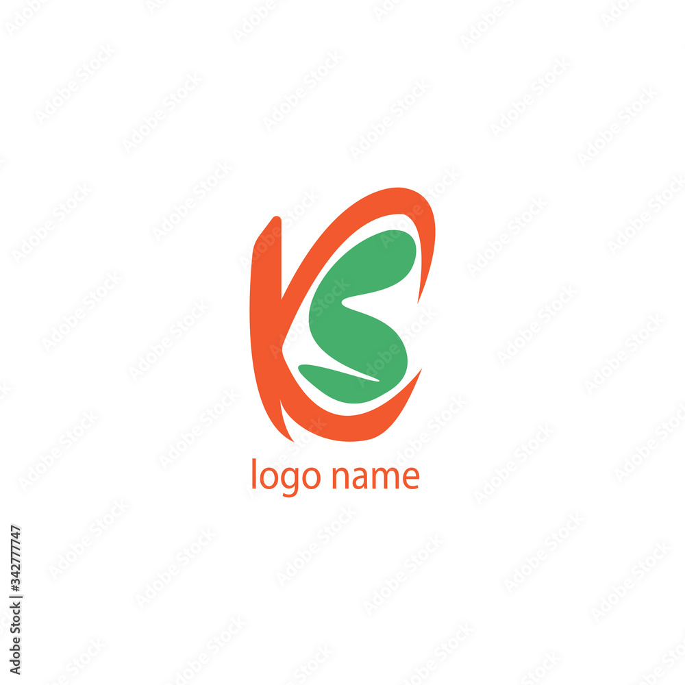 letter k unique logo creative vector design