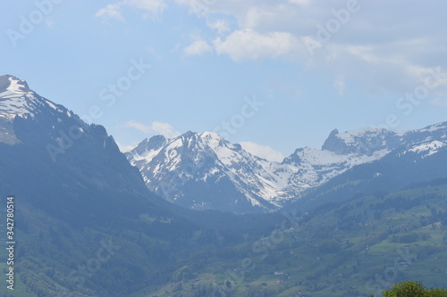 Bergpanorama Schweiz