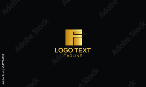 FI logo design template vector Sign Symbol Monogram