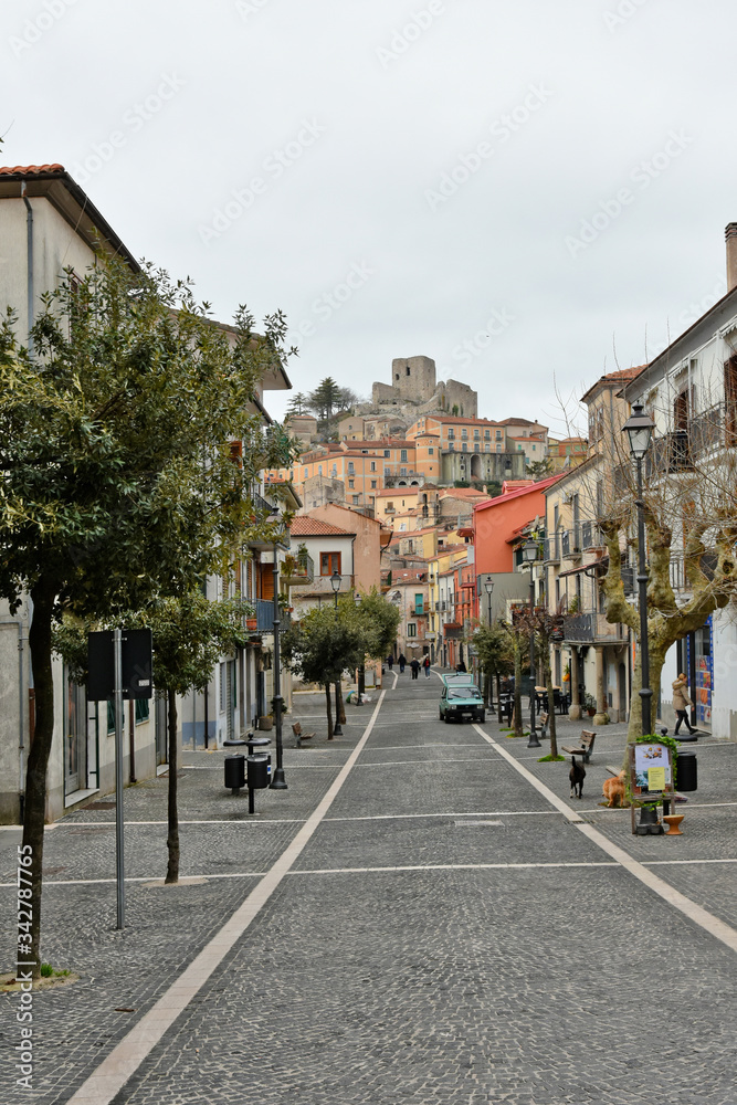 Obraz premium The village of Buccino in the province of Salerno, Italy
