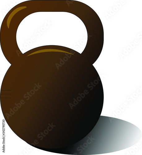 Sports equipment, weights. Vector illustration. Sports and fitness