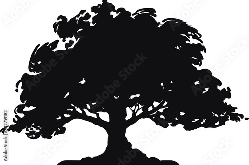 tree silhouette vector
