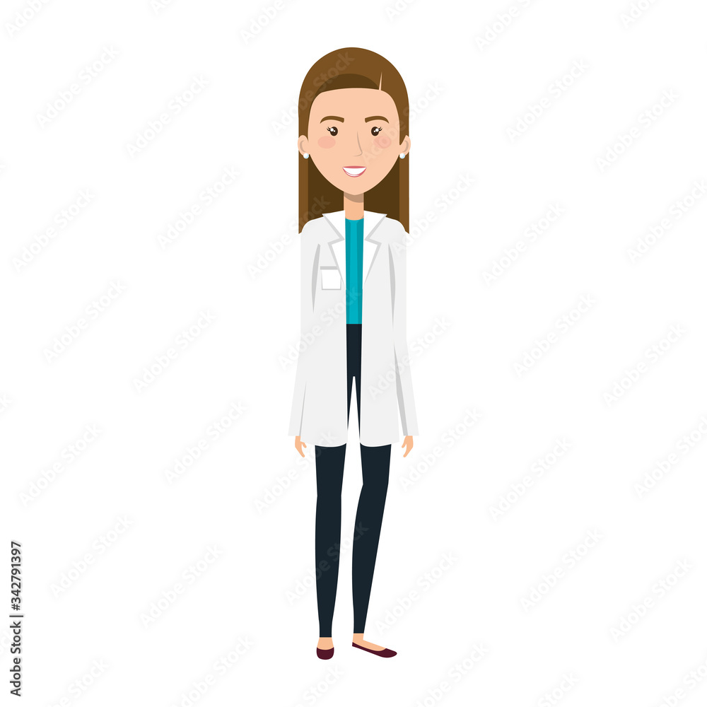 doctor female avatar character icon vector illustration design doctor female avatar character icon vector illustration design