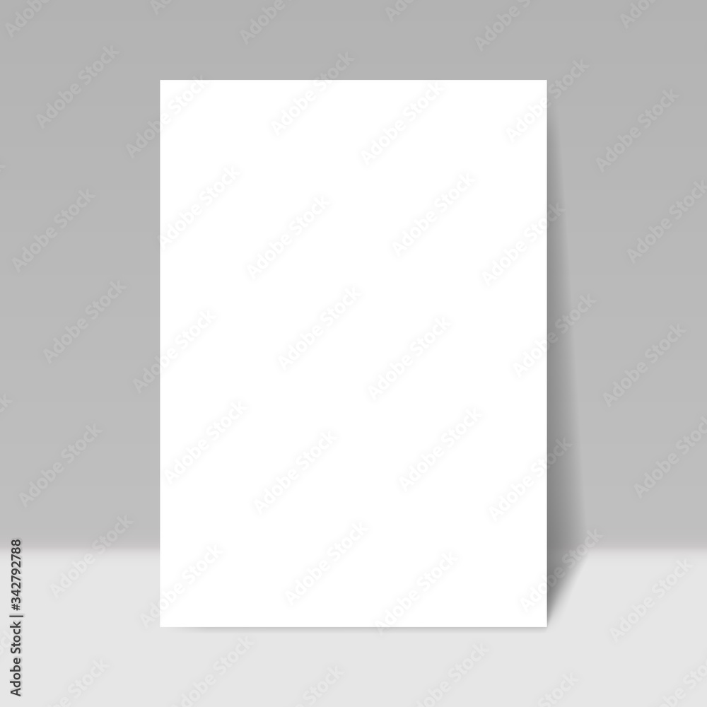 Blank of paper sheet Blank of paper sheet