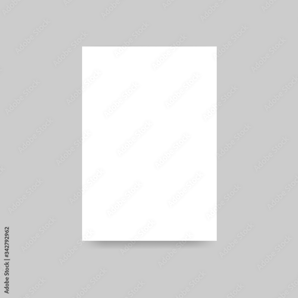 Blank of paper sheet Blank of paper sheet