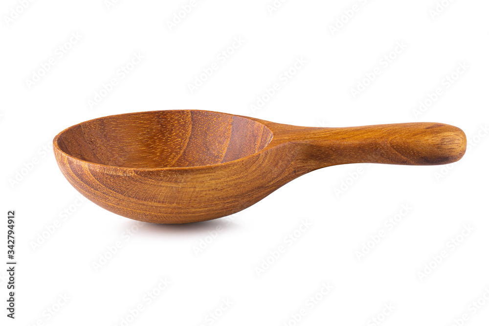 Wooden Spoon isolated on a white background Wooden Spoon isolated on a white background