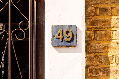 House number 49  photo