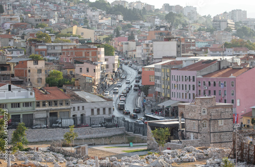 Tableau sur toile Izmir, Turkey - third most populous city in Turkey, and second largest urban agglomeration on the Aegean Sea, Izmir displays a wonderful Old Town