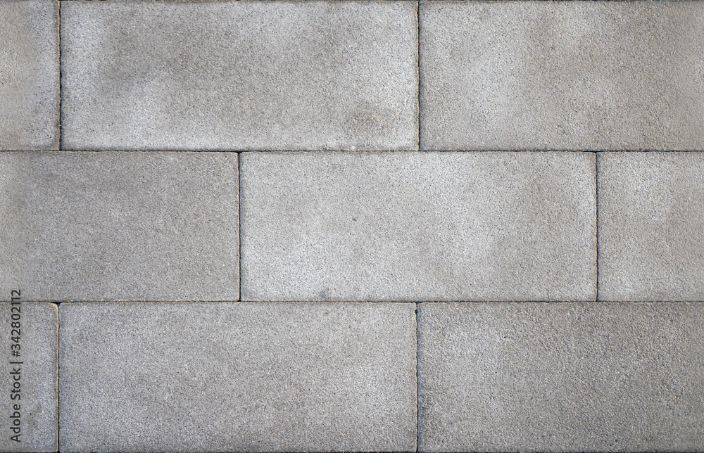 Naklejka premium Seamless asymmetry concrete tile on the floor.