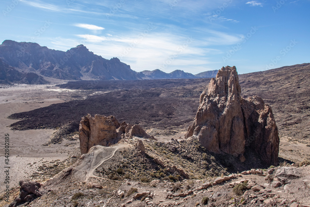 rocks cathedral in los roques teide national park rocks cathedral in los roques teide national park