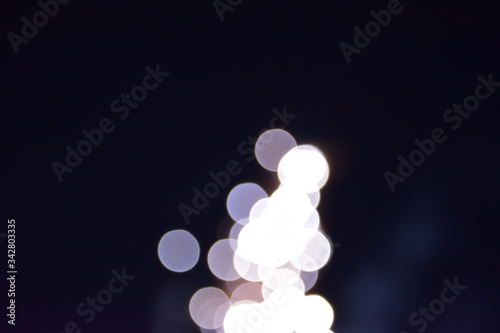 Christmas lights in backgrand