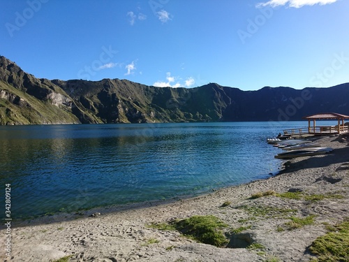 Laguna en Ecuador