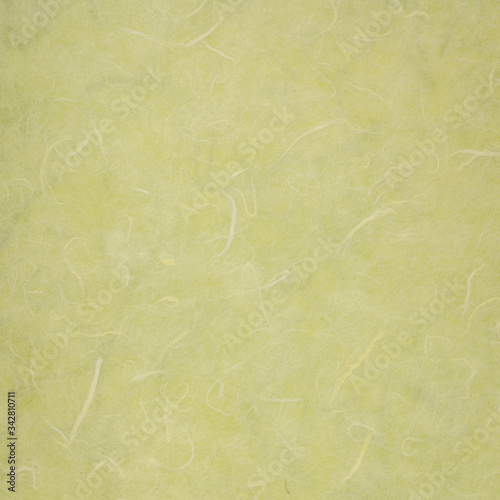  green textured mulberry paper