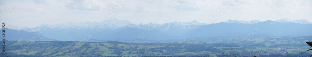 Alpen-Panorama vom Hohenpeißenberg