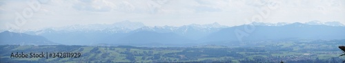 Alpen-Panorama vom Hohenpeißenberg