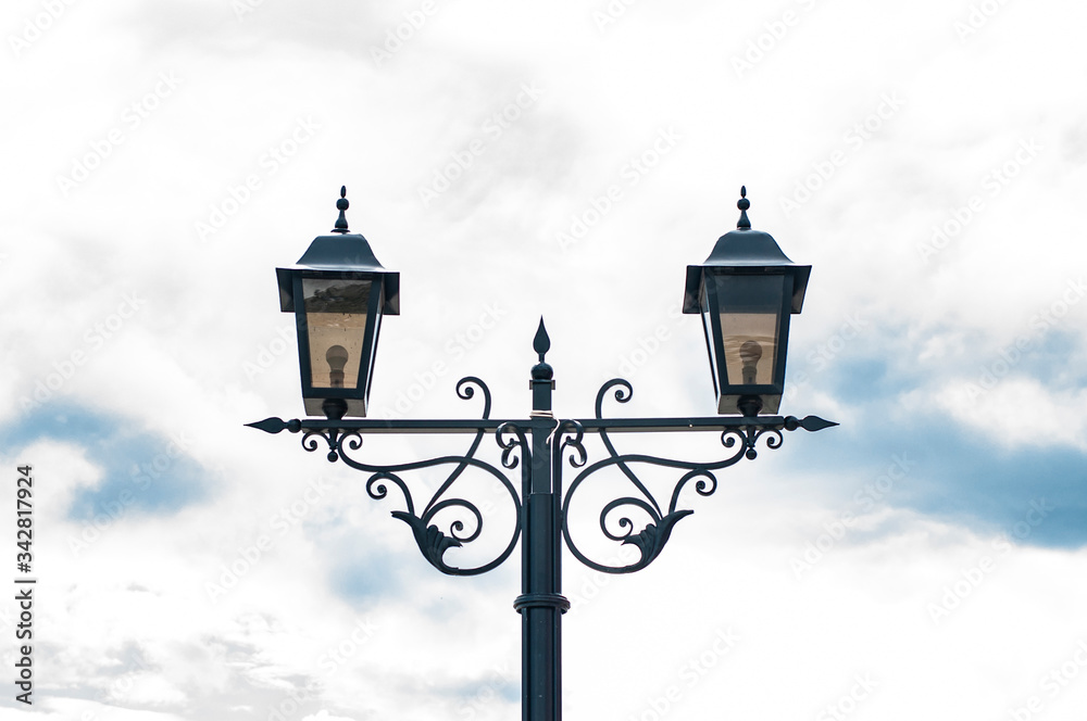 vintage street lamp