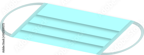 Mask mint slanted