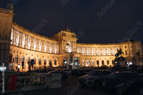 Hofburg palace in Vienna Austria - cityscape architecture.