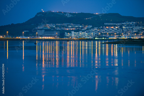 Isle of Portland at dusk